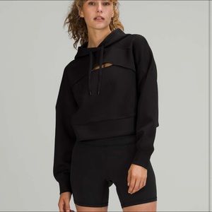 Never Worn Lululemon Get Centered Crop Hoodie